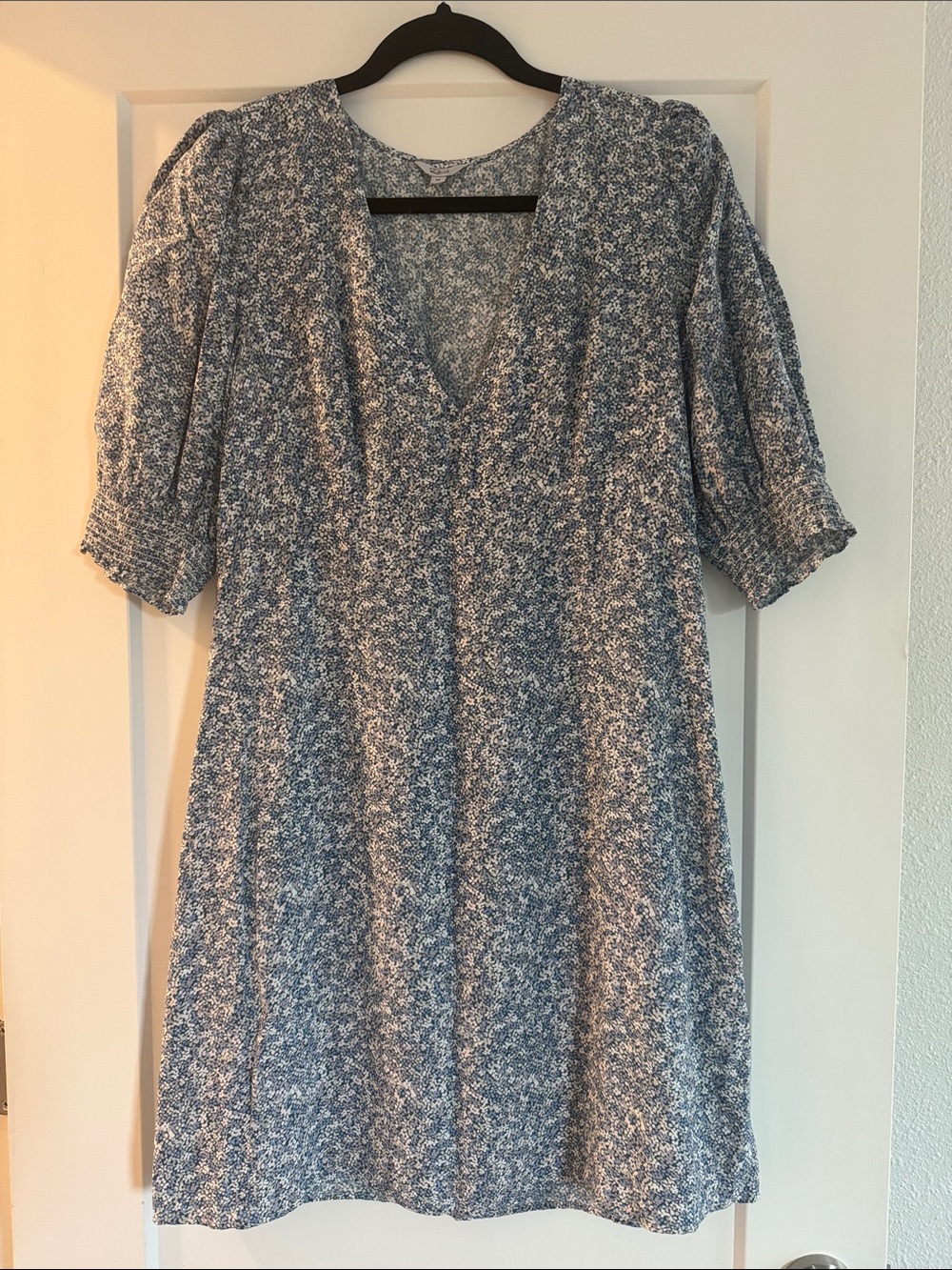 Rails Roma Dress in Blue Mini Garden